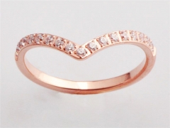 HY Wholesale 316L Stainless Steel CZ Rings-HY0038R086