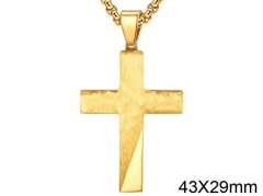 HY Wholesale Jewelry Stainless Steel Cross Pendant (not includ chain)-HY0057P045