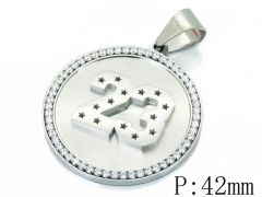 HY Wholesale 316L Stainless Steel Jewelry Pendant-HY15P0450HMZ