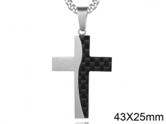 HY Wholesale Jewelry Stainless Steel Cross Pendant (not includ chain)-HY0057P025