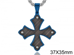 HY Wholesale Jewelry Stainless Steel Cross Pendant (not includ chain)-HY0057P138