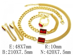 HY Wholesale Stainless Steel 316L Jewelry Sets-HY50S0014JVV