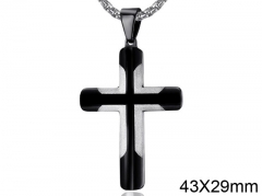 HY Wholesale Jewelry Stainless Steel Cross Pendant (not includ chain)-HY0057P008