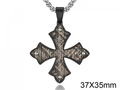 HY Wholesale Jewelry Stainless Steel Cross Pendant (not includ chain)-HY0057P132