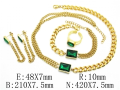 HY Wholesale Stainless Steel 316L Jewelry Sets-HY50S0017JXX