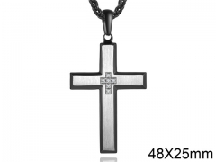 HY Wholesale Jewelry Stainless Steel Cross Pendant (not includ chain)-HY0057P026
