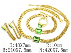 HY Wholesale Stainless Steel 316L Jewelry Sets-HY50S0013JWW