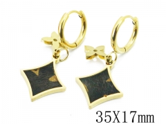 HY Wholesale 316L Stainless Steel Drops Earrings-HY32E0152HZL