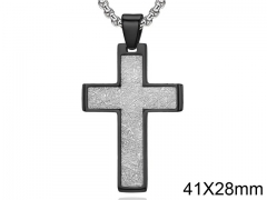 HY Wholesale Jewelry Stainless Steel Cross Pendant (not includ chain)-HY0057P156
