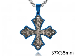 HY Wholesale Jewelry Stainless Steel Cross Pendant (not includ chain)-HY0057P134