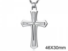 HY Wholesale Jewelry Stainless Steel Cross Pendant (not includ chain)-HY0057P081