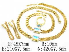 HY Wholesale Stainless Steel 316L Jewelry Sets-HY50S0016JCC