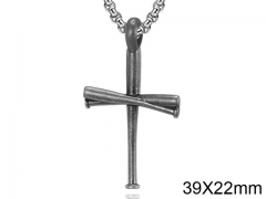 HY Wholesale Jewelry Stainless Steel Cross Pendant (not includ chain)-HY0057P136