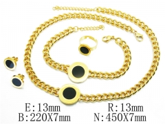HY Wholesale Stainless Steel 316L Jewelry Sets-HY50S0036JAA