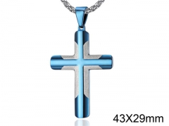 HY Wholesale Jewelry Stainless Steel Cross Pendant (not includ chain)-HY0057P010