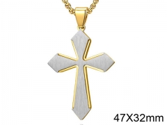 HY Wholesale Jewelry Stainless Steel Cross Pendant (not includ chain)-HY0057P051