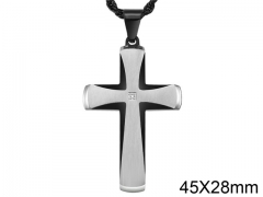 HY Wholesale Jewelry Stainless Steel Cross Pendant (not includ chain)-HY0057P029