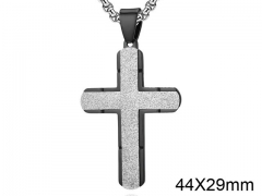 HY Wholesale Jewelry Stainless Steel Cross Pendant (not includ chain)-HY0057P149