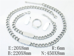 HY Wholesale Stainless Steel 316L Jewelry Sets-HY50S0034IOY