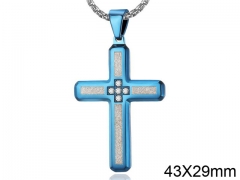 HY Wholesale Jewelry Stainless Steel Cross Pendant (not includ chain)-HY0057P004