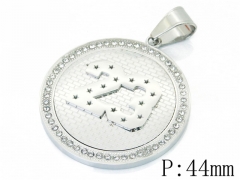HY Wholesale 316L Stainless Steel Jewelry Pendant-HY15P0452HMX