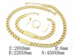 HY Wholesale Stainless Steel 316L Jewelry Sets-HY50S0033JTT