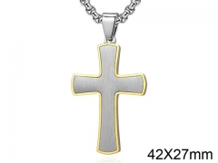 HY Wholesale Jewelry Stainless Steel Cross Pendant (not includ chain)-HY0057P055