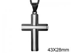 HY Wholesale Jewelry Stainless Steel Cross Pendant (not includ chain)-HY0057P116