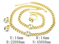 HY Wholesale Stainless Steel 316L Jewelry Sets-HY50S0021JAA