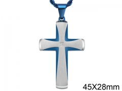 HY Wholesale Jewelry Stainless Steel Cross Pendant (not includ chain)-HY0057P030