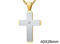 HY Wholesale Jewelry Stainless Steel Cross Pendant (not includ chain)-HY0057P158
