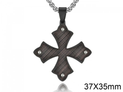 HY Wholesale Jewelry Stainless Steel Cross Pendant (not includ chain)-HY0057P139