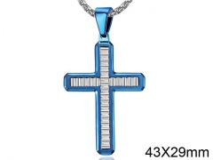 HY Wholesale Jewelry Stainless Steel Cross Pendant (not includ chain)-HY0057P017
