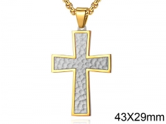 HY Wholesale Jewelry Stainless Steel Cross Pendant (not includ chain)-HY0057P041