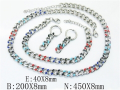 HY Wholesale Stainless Steel 316L Jewelry Sets-HY50S0028IOD