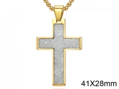 HY Wholesale Jewelry Stainless Steel Cross Pendant (not includ chain)-HY0057P155