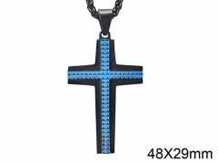HY Wholesale Jewelry Stainless Steel Cross Pendant (not includ chain)-HY0057P101