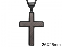 HY Wholesale Jewelry Stainless Steel Cross Pendant (not includ chain)-HY0057P032