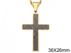 HY Wholesale Jewelry Stainless Steel Cross Pendant (not includ chain)-HY0057P035