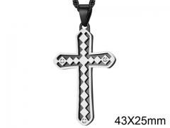 HY Wholesale Jewelry Stainless Steel Cross Pendant (not includ chain)-HY0057P121