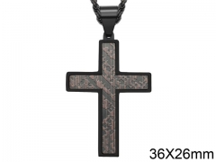 HY Wholesale Jewelry Stainless Steel Cross Pendant (not includ chain)-HY0057P033