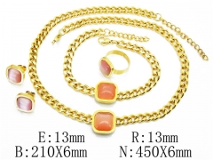HY Wholesale Stainless Steel 316L Jewelry Sets-HY50S0008JRR