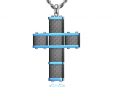HY Wholesale Jewelry Stainless Steel Cross Pendant (not includ chain)-HY0057P075