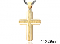 HY Wholesale Jewelry Stainless Steel Cross Pendant (not includ chain)-HY0057P151