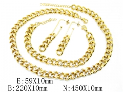 HY Wholesale Stainless Steel 316L Jewelry Sets-HY50S0031JEE