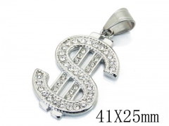 HY Wholesale 316L Stainless Steel Jewelry Pendant-HY15P0428HIW