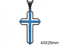 HY Wholesale Jewelry Stainless Steel Cross Pendant (not includ chain)-HY0057P113