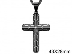 HY Wholesale Jewelry Stainless Steel Cross Pendant (not includ chain)-HY0057P122