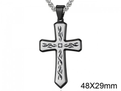 HY Wholesale Jewelry Stainless Steel Cross Pendant (not includ chain)-HY0057P036