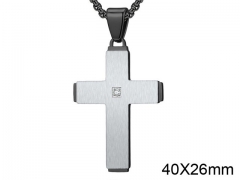 HY Wholesale Jewelry Stainless Steel Cross Pendant (not includ chain)-HY0057P157